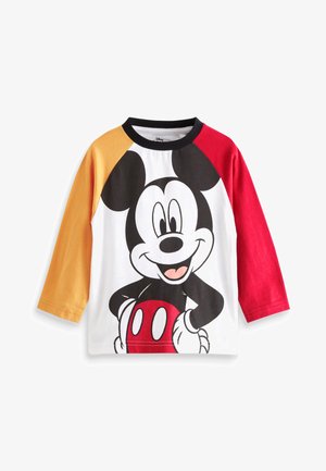 MICKEY MOUSE COLOURBLOCK - Long sleeved top - white black