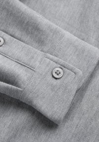 LONG SLEEVE - Vapaa-ajan kauluspaita - grey