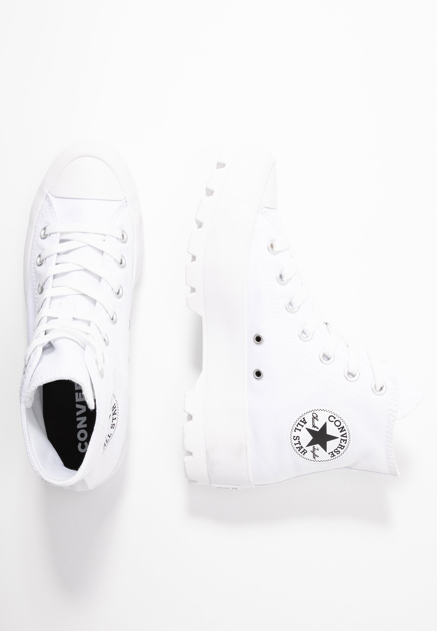 converse lugged chuck taylor all star high white