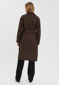Vero Moda VMFORTUNE LONG JACKET  - Mantel - coffee bean