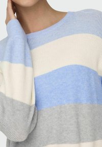 ONLY ONLATIA STRIPE - Pullover - kentucky blue
