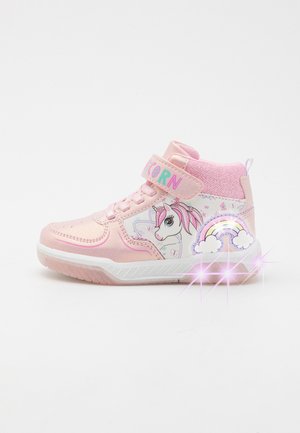 Friboo BLINKING SHOES - Vysoké tenisky - light pink