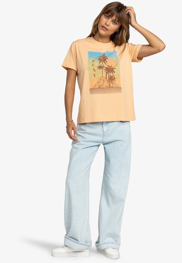 NOON OCEAN  - Print T-shirt - orange2