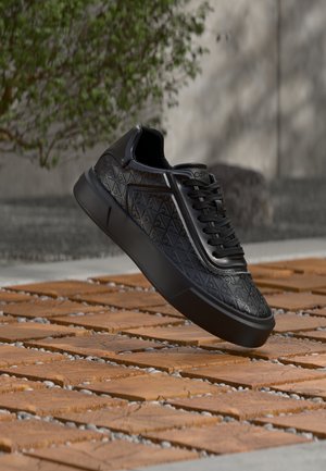 Calvin Klein BASKET CUPS LACE UP - Αθλητικά παπούτσια - triple black mono
