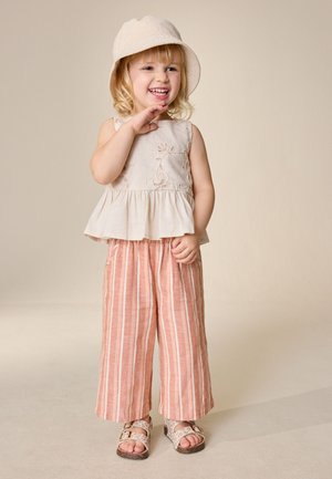 Next, REGULAR FIT -  SET - Pantalones - neutral embroidered