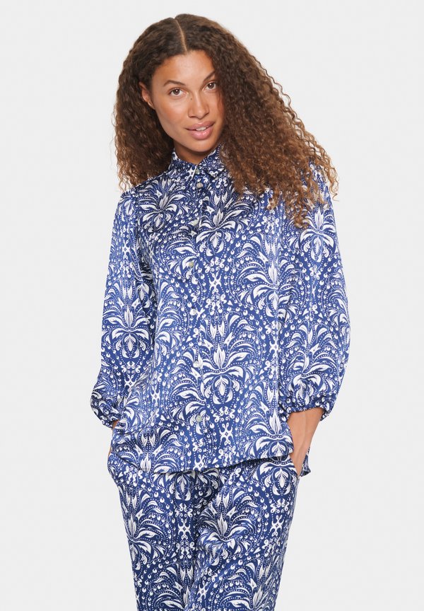 IMENASZ - Hemdbluse - midnight sail paisley