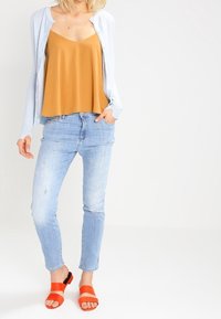 Topshop Linne - mustard yellow