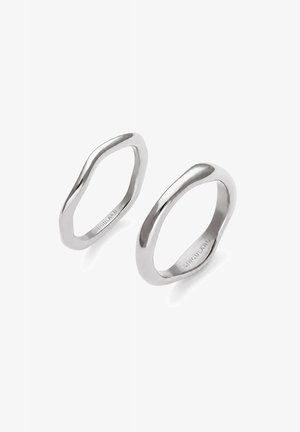 Singularu, PACK OF 2 NEA RINGS - Ring - silver-coloured