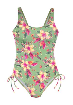 LASCANA Badpak - green print