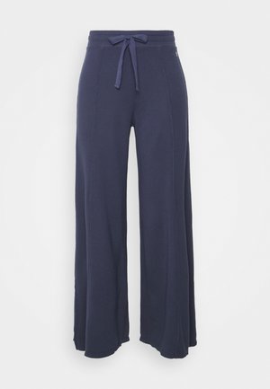 ECOFEELING SLITS PANTS - Pantaloni sportivi - blue night