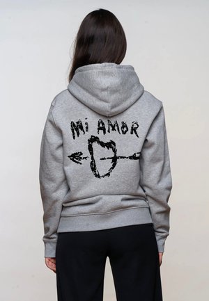 Mira Paris MI AMOR BACK EMBROIDERY - Hoodie - grey