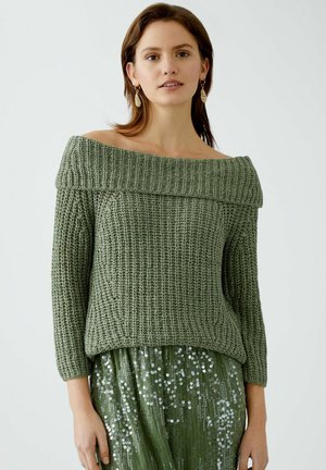 Oui Strickpullover - sage