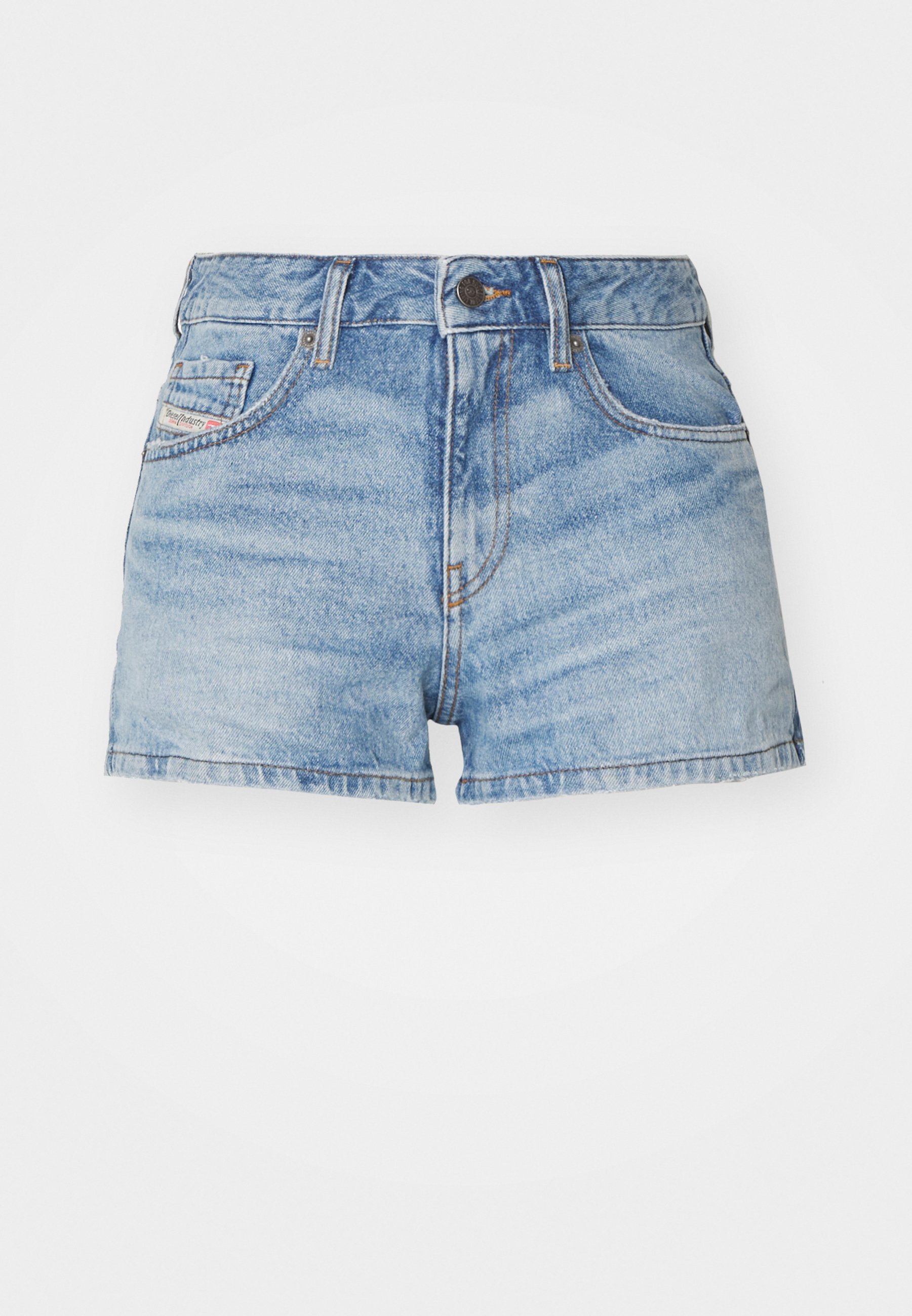 Diesel DE YUBA - Denim shorts - light blue/blue denim - Zalando