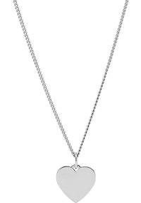 Fossil Collana - silberfarben