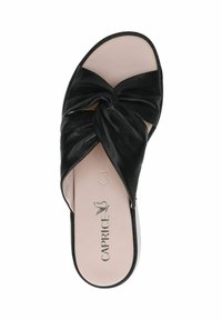 Caprice Ciabattine - black nappa