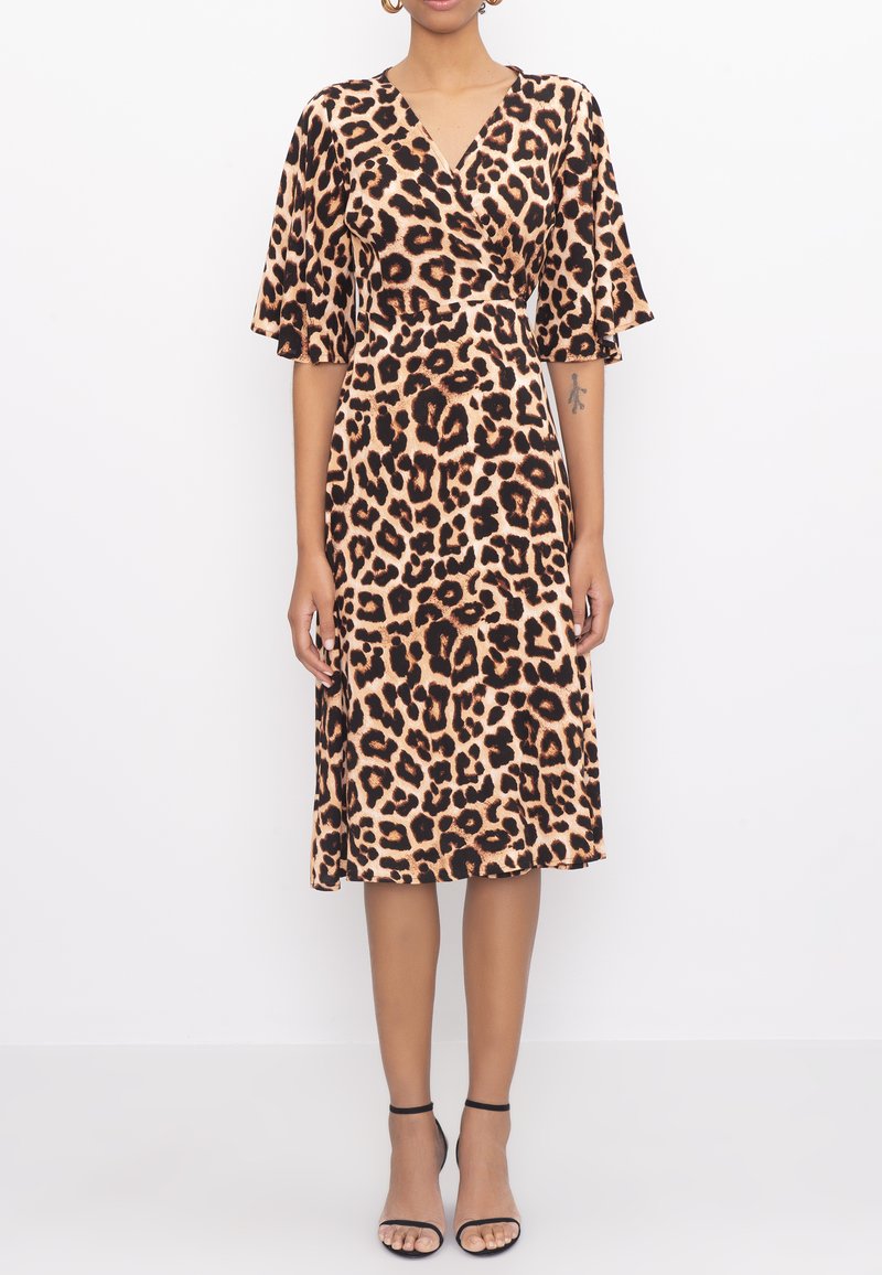 Damen Freizeitkleider | BSL ENID Freizeitkleid brown/mehrfarbig - GJ31473 Damen Freizeitkleider | BSL ENID Freizeitkleid brown/mehrfarbig - GJ31473