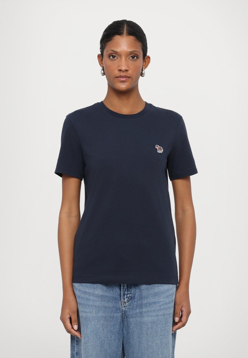 PS Paul Smith WOMENS ZEBRA - Tricou basic - blue