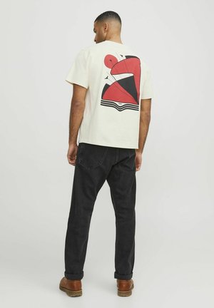 T-Shirt print - egret