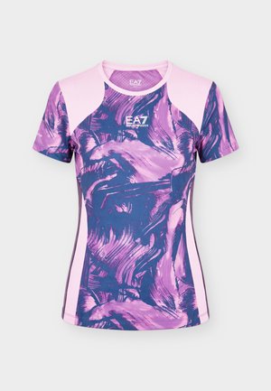EA7 Emporio Armani, TENNIS PRO TEE - Αθλητικό μπλουζάκι - fancy iris/orchid