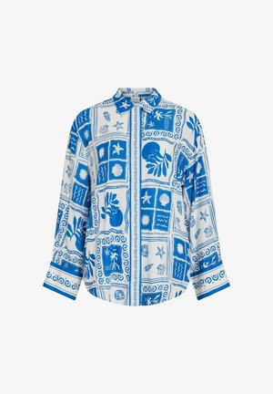 VILA, HEMD VIJOSIA BEDRUCKTES - Chemisier - victoria blue