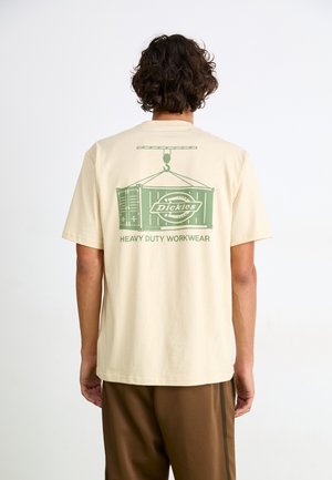 APISON TEE - Print T-shirt - wood ash