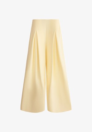 OYSHO, Hlače - light yellow