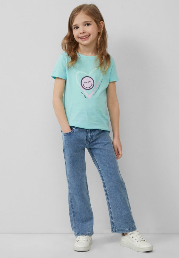 T-Shirt print - helles türkis