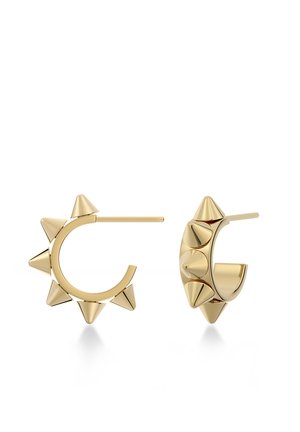 PEAK CREOLES MINI - Boucles d'oreilles - gold-coloured