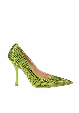 GLAM - Højhælede pumps - grün