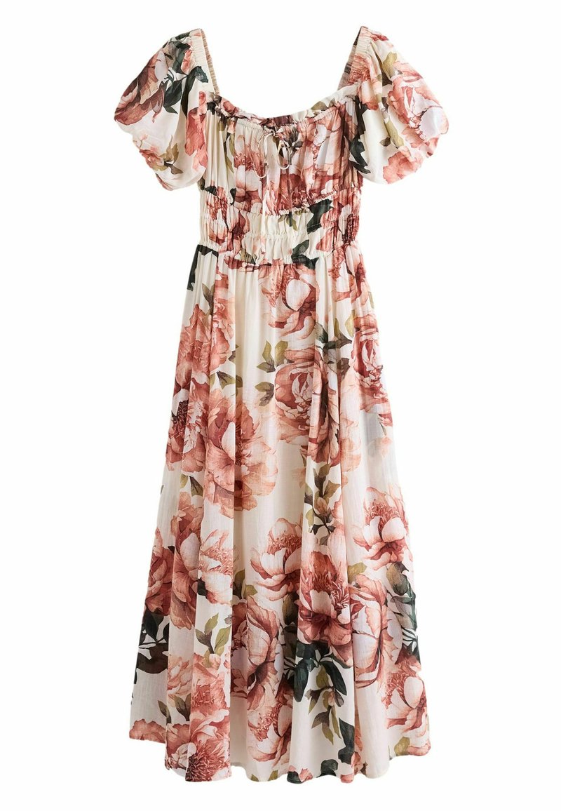 Next - PUFF SLEEVE MIDI  - REGULAR FIT - Denné šaty - pink, Zväčšiť