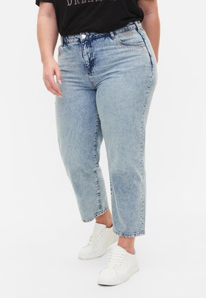 Jeans Straight Leg - blue denim