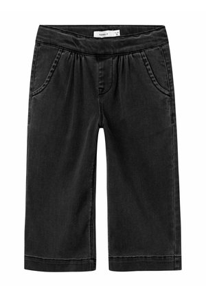 WIDE - Jeans baggy - black denim