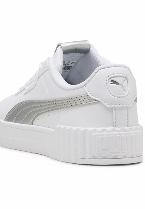 PUMA CARINA 3.0 METALLIC GLAM SNEAKERS - Skate shoes - white- silver-coloured — foto 4