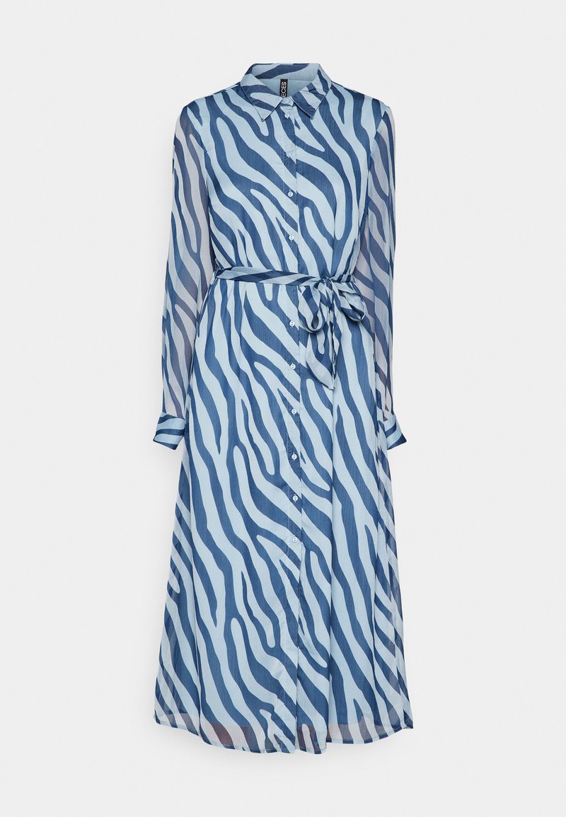 Pieces Blousejurk donkerblauw