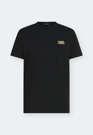KARL LAGERFELD, CREWNECK - Basic póló - black