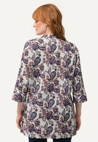 Ulla Popken PAISLEYMUSTER V AUSSCHNITT STEHKRAGEN 3/4 ARM - Bluse