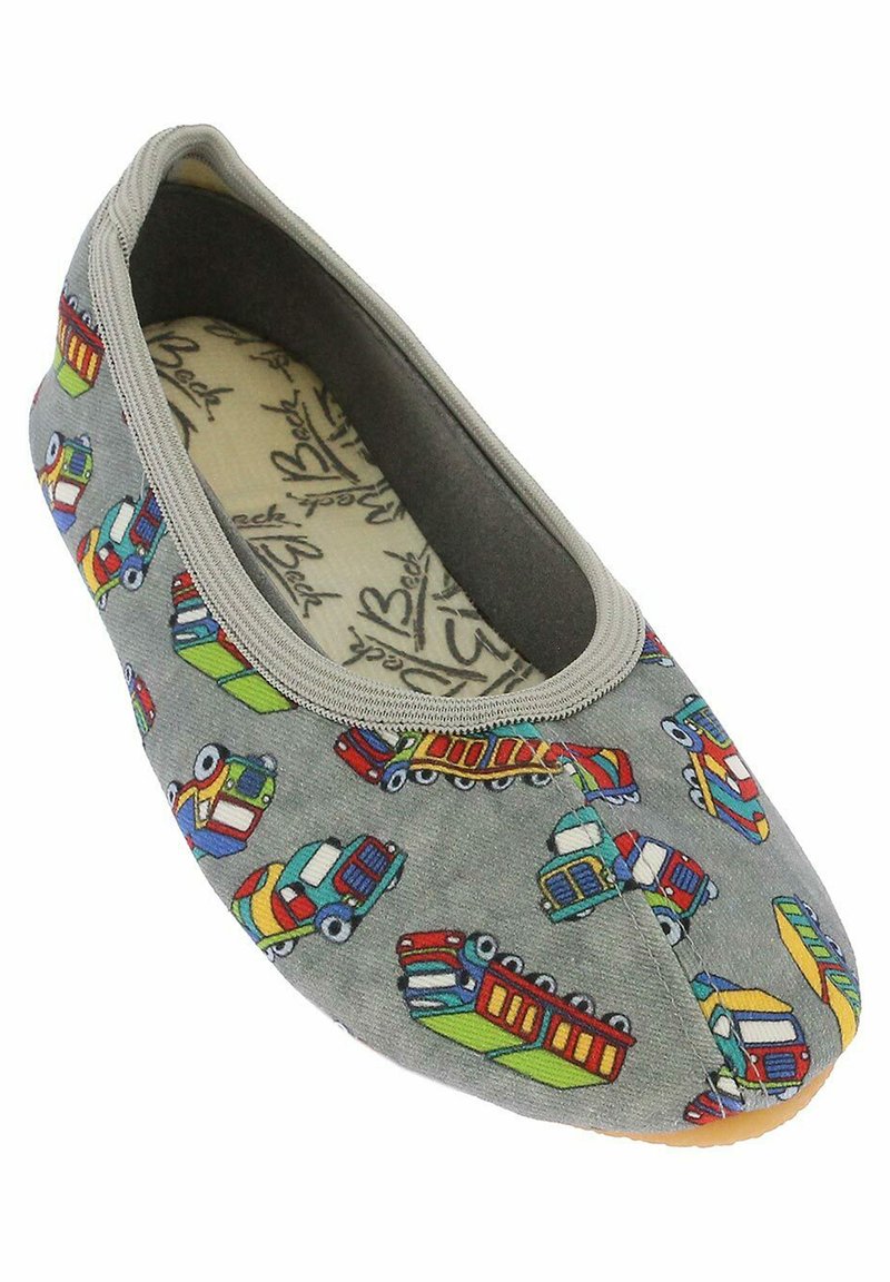 Kinder Sneaker | Beck LKW Hausschuh grau - SZ75091 Kinder Sneaker | Beck LKW Hausschuh grau - SZ75091