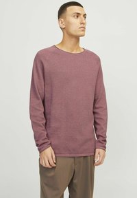 Jack & Jones - JJEHILL CREW NECK NOOS - Pullover - mesa rose Image miniature 1