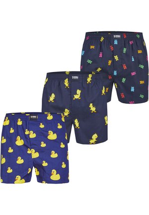 3-PACK PRINT  - Boxer shorts - dark blue