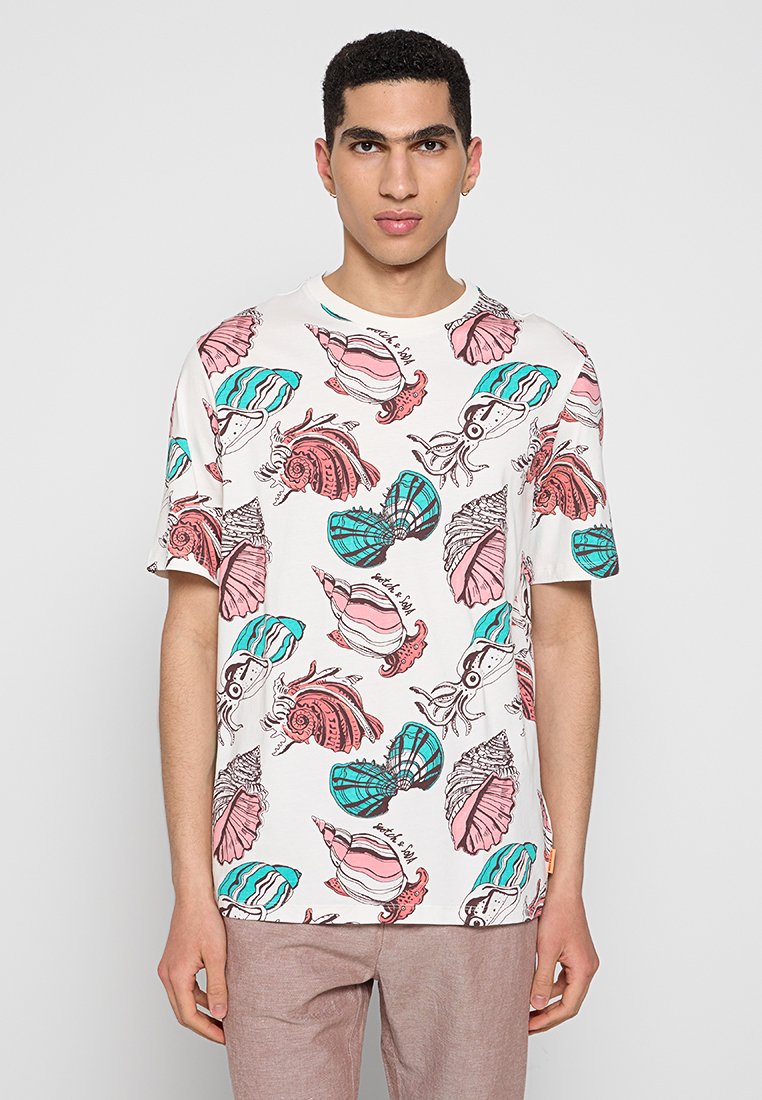 Scotch & Soda T-shirt print wit