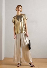 Mos Mosh O NECK TEE - Camiseta estampada - gold