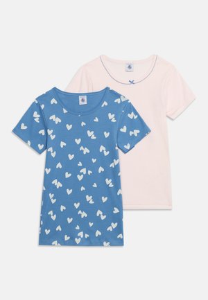 Petit Bateau, TEE 2 PACK - Caraco - blue/off-white