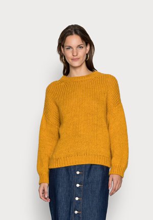 CREW NECK CHUNKY - Maglione - honey