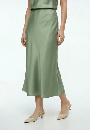 GUIDO MARIA KRETSCHMER GUIDO MARIA KRETSCHMER SATINROCK - A-lijn rok - lind