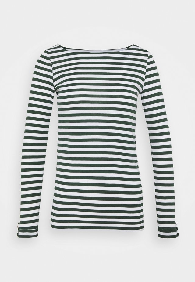 STRIPE LONGSLEEVE - Longsleeve - dark green