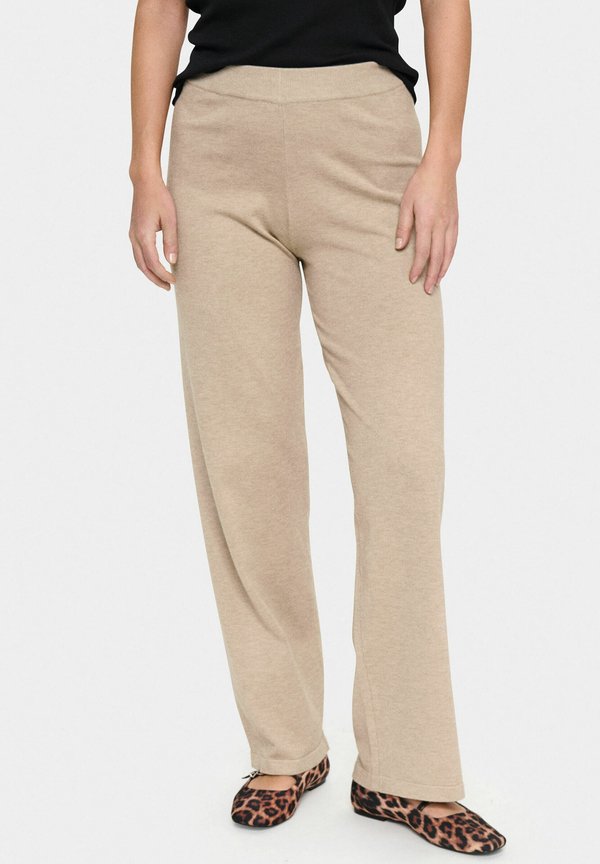 MILA - Stoffhose - plaza taupe melange