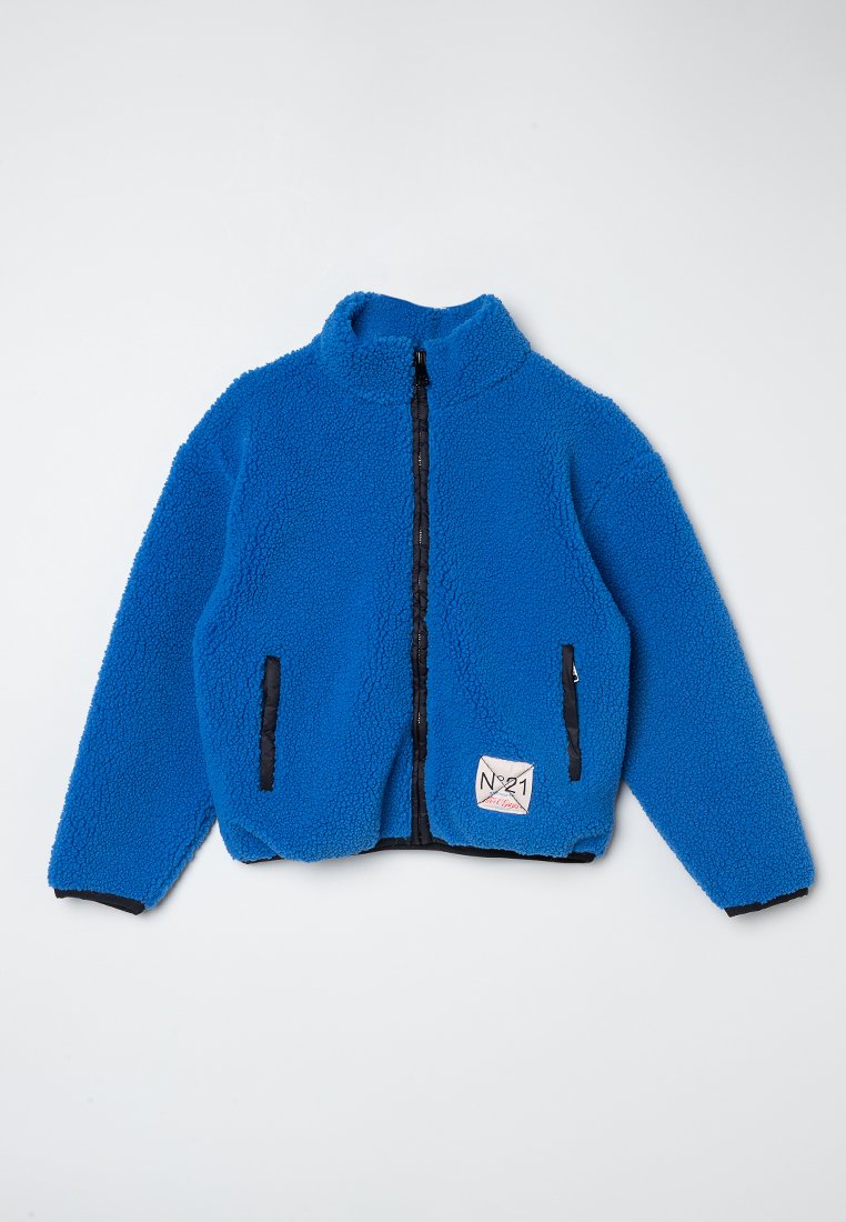 N°21 Fleecejas blauw N°21 Fleecejas blauw