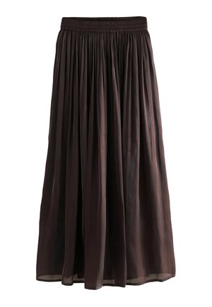 Faltenrock - chocolate brown