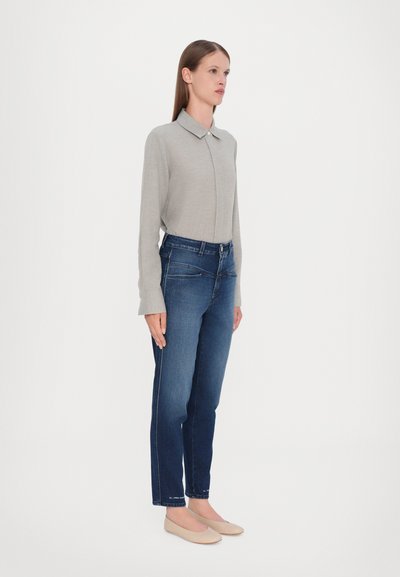 CLOSED PEDAL PUSHER - Džíny Straight Fit - dark blue