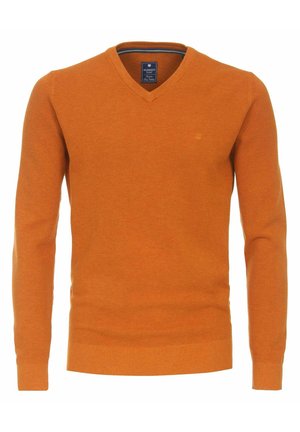 MIT V-AUSSCHNITT - Trui - gelb messing